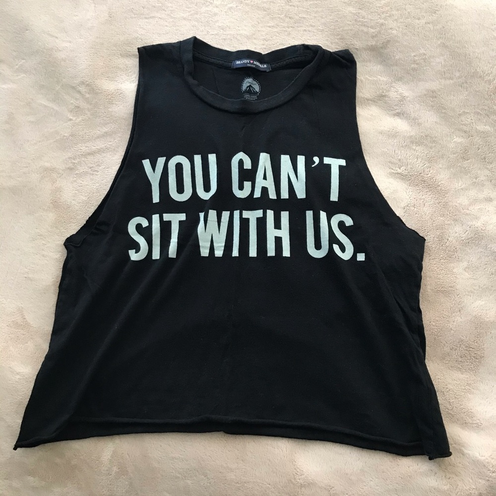 DONATED • Brandy Melville You Can’t Sit With Us Top